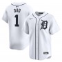 Detroit Tigers Nike #1 Dad Home Limited Jersey - White