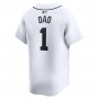 Detroit Tigers Nike #1 Dad Home Limited Jersey - White