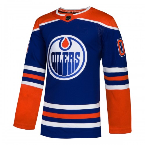 Edmonton Oilers adidas Alternate Authentic Custom Jersey - Royal
