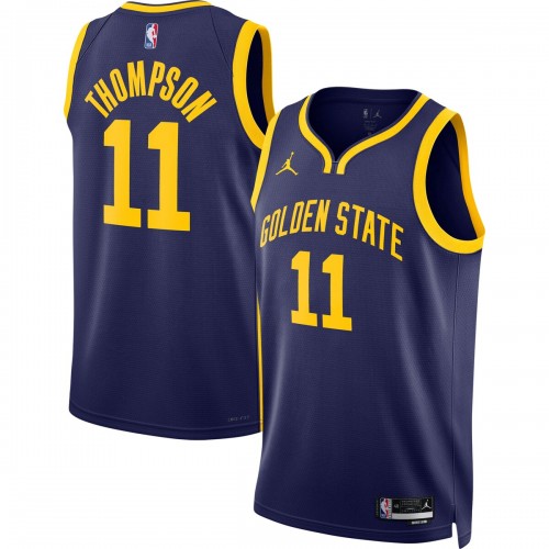 Klay Thompson Golden State Warriors Jordan Brand 2022/23 Statement Edition Swingman Jersey - Navy