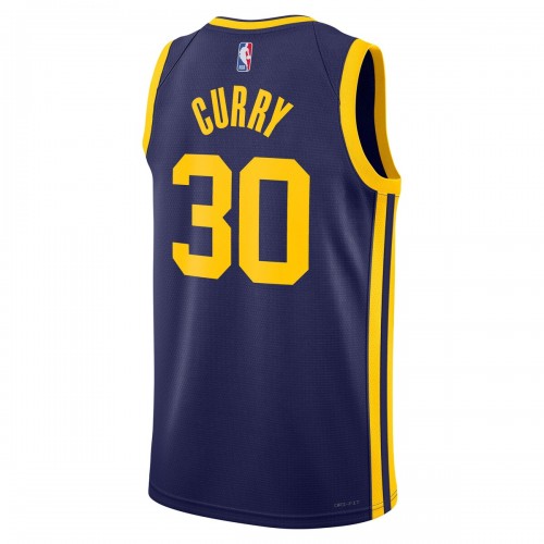Stephen Curry Golden State Warriors Jordan Brand 2022/23 Statement Edition Swingman Jersey - Navy