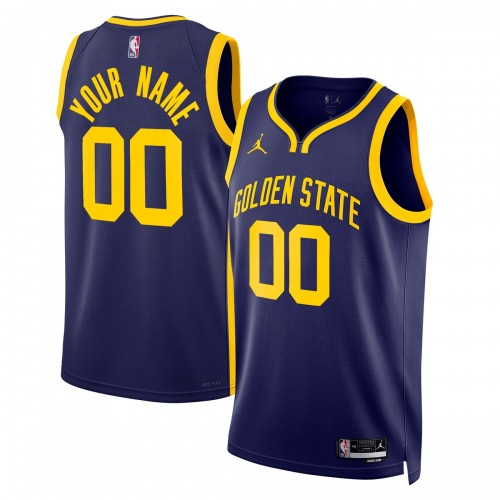 Golden State Warriors Jordan Brand Unisex 2022/23 Swingman Custom Jersey - Statement Edition - Blue