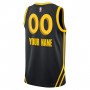 Golden State Warriors Nike Unisex 2023/24 Custom Swingman Jersey - Black - City Edition