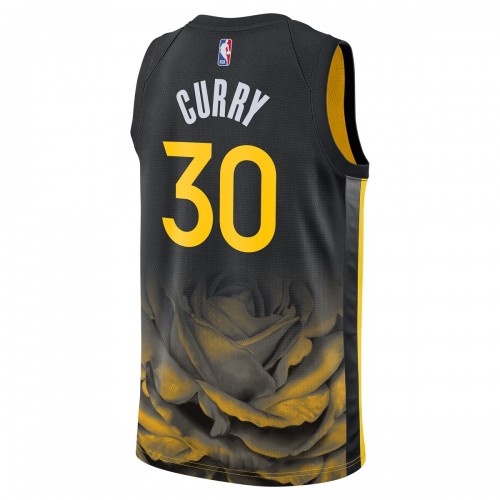 Stephen Curry Golden State Warriors Nike Unisex 2022/23 Swingman Jersey - City Edition - Black