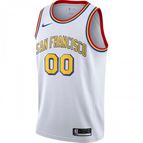 Golden State Warriors Nike Unisex 2019/20 Custom Swingman Jersey - White - Classic Edition