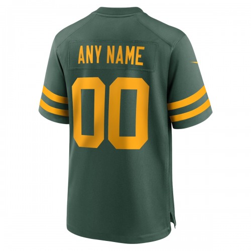 Green Bay Packers Nike Alternate Custom Jersey - Green