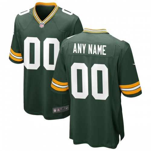 Green Bay Packers Nike Custom Game Jersey - Green