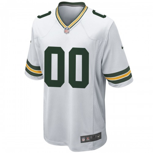 Green Bay Packers Nike Custom Game Jersey - White