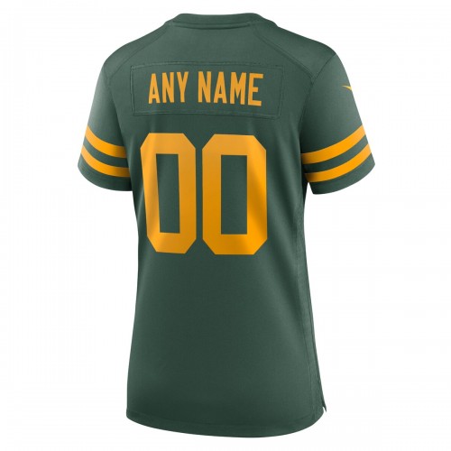 Green Bay Packers Nike Women's Alternate Custom Jersey - Green