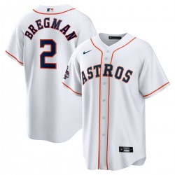 Alex Bregman Houston Astros Nike 2022 World Series Champions Home Replica Jersey - White Alex Bregman Houston Astros Nike 2022 World Series Champions Home Replica Jersey - White