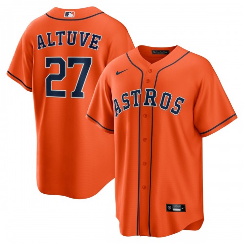 Jose Altuve Houston Astros Nike Alternate Replica Player Name Jersey - Orange