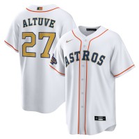 Youth Nike Jose Altuve Orange Houston Astros Alternate 2020 Replica Player  Jersey