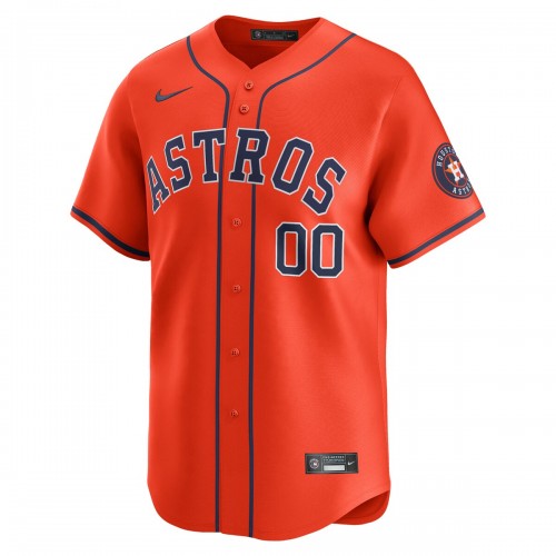 Houston Astros Nike  Alternate Limited Custom Jersey – Orange