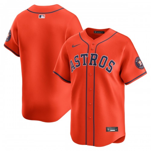 Houston Astros Nike  Alternate Limited Jersey – Orange