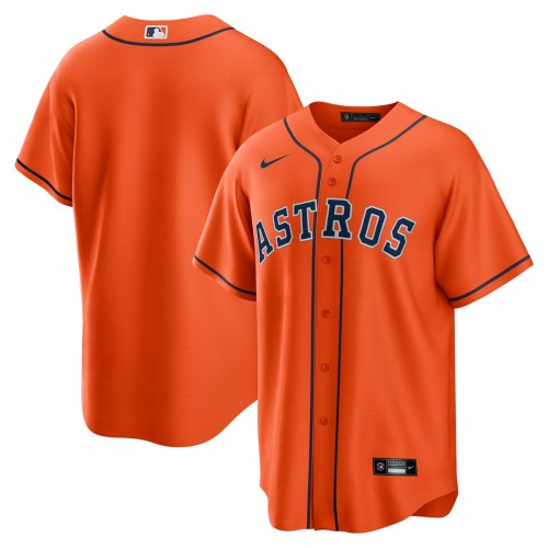 Houston Astros Nike Alternate Replica Team Jersey - Orange