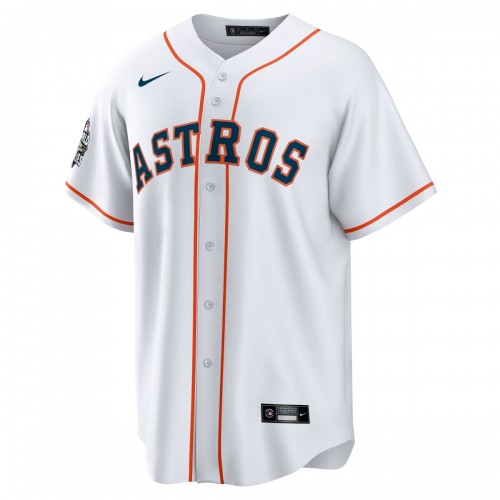 Houston Astros Nike 2022 World Series Home Custom Replica Jersey - White