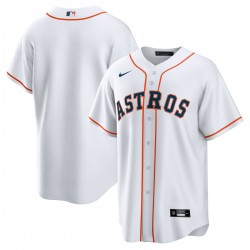 Houston Astros Nike Home Blank Replica Jersey - White Houston Astros Nike Home Blank Replica Jersey - White