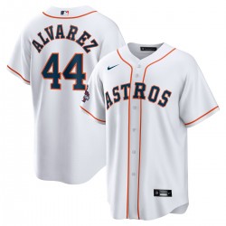 Yordan Alvarez Houston Astros Nike 2022 World Series Champions Home Replica Jersey - White Yordan Alvarez Houston Astros Nike 2022 World Series Champions Home Replica Jersey - White
