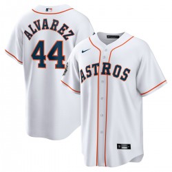 Yordan Alvarez Houston Astros Nike 2022 World Series Home Replica Player Jersey - White Yordan Alvarez Houston Astros Nike 2022 World Series Home Replica Player Jersey - White