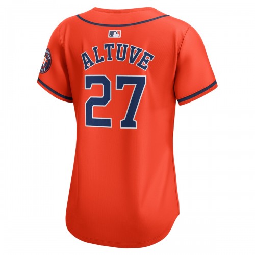 Jose Altuve Houston Astros Nike Women's Alternate Limited Player Jersey – Orange