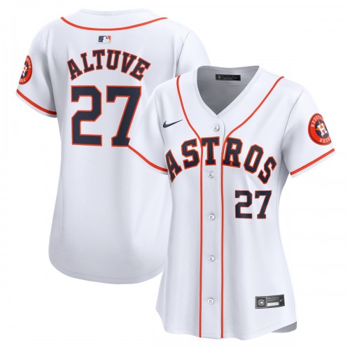 Jose Altuve Houston Astros Nike Women's Home Limited Player Jersey - White