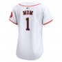 Houston Astros Nike Women's #1 Mom Home Limited Jersey - White