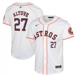 Jose Altuve Houston Astros Nike Youth Home Limited Player Jersey - White Jose Altuve Houston Astros Nike Youth Home Limited Player Jersey - White