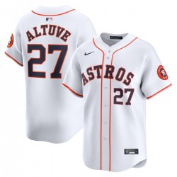 Jose Altuve Houston Astros Nike Youth Home Limited Player Jersey - White Jose Altuve Houston Astros Nike Youth Home Limited Player Jersey - White