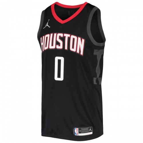 Jalen Green Houston Rockets Jordan Brand 2021/22 Swingman Jersey - Statement Edition - Black