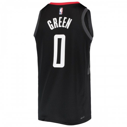 Jalen Green Houston Rockets Jordan Brand 2021/22 Swingman Jersey - Statement Edition - Black