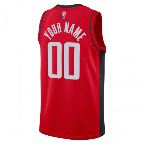 Houston Rockets Nike 2021/22 Diamond Swingman Custom Jersey - Icon Edition - Red