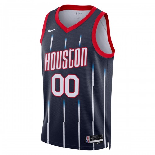 Houston Rockets Nike Unisex 2022/23 Swingman Custom Jersey - City Edition - Navy