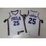 Men's Philadelphia 76ers Ben Simmons Nike #25 White Swingman Jersey - Association Edition