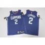 Men's LA Clippers Kawhi Leonard #2 Blue 19-20 Swingman Jersey - Icon Edition