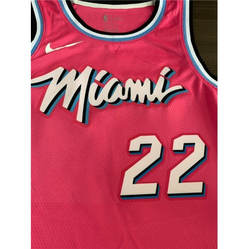 Men's Miami Heat Jimmy Butler #22 Pink 19-20 Swingman Jersey - City  Edition