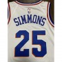 Men's Philadelphia 76ers Ben Simmons #25 White Swingman Jersey - City Edition