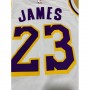 Men's Los Angeles Lakers LeBron James #23 White Swingman Jersey - Association Edition