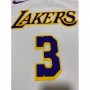 Men's Los Angeles Lakers Anthony Davis #3 White Swingman Jersey - Association Edition