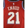 Men's Philadelphia 76ers Joel Embiid #21 Red Swingman Jersey - Statement Edition