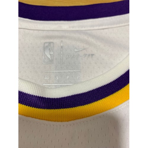 Men's Los Angeles Lakers Anthony Davis #3 White Swingman Jersey - Association Edition