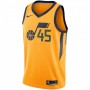 Men's Utah Jazz Donovan Mitchell #45 Nike Gold Swingman Jersey - Statement Edition
