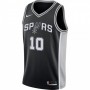 Men's San Antonio Spurs DeMar DeRozan #10 Nike Black Swingman Jersey - Icon Edition