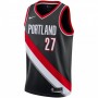 Men's Portland Trail Blazers Jusuf Nurkic #27 Nike Black Swingman Jersey - Icon Edition