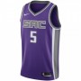 Men's Sacramento Kings De'Aaron Fox #5 Nike Purple Swingman Jersey - Icon Edition