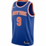 Men's New York Knicks RJ Barrett #9 Nike Blue 2020/21 Swingman Jersey - Icon Edition