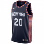 Men's New York Knicks Kevin Knox II #20 Nike Navy 2019/20 Finished Swingman Jersey - City Edtion