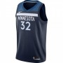 Men's Minnesota Timberwolves Karl-Anthony Towns #32 Nike Navy Swingman Jersey - Icon Edition