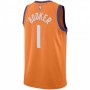 Men's Phoenix Suns Devin Booker #1 Jordan Orange 2020/21 Swingman Jersey - Statement Edition