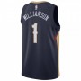 Men's New Orleans Pelicans Zion Williamson #1 Nike Navy 2020/21 Swingman Jersey - Icon Edition