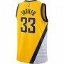Men's Indiana Pacers Myles Turner #33 Nike Gold Finished Swingman Jersey - Statement Edition